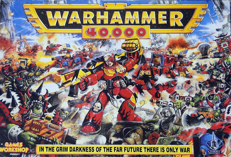 warhammer 40k, imagen de la portada de la caja de la segunda edición